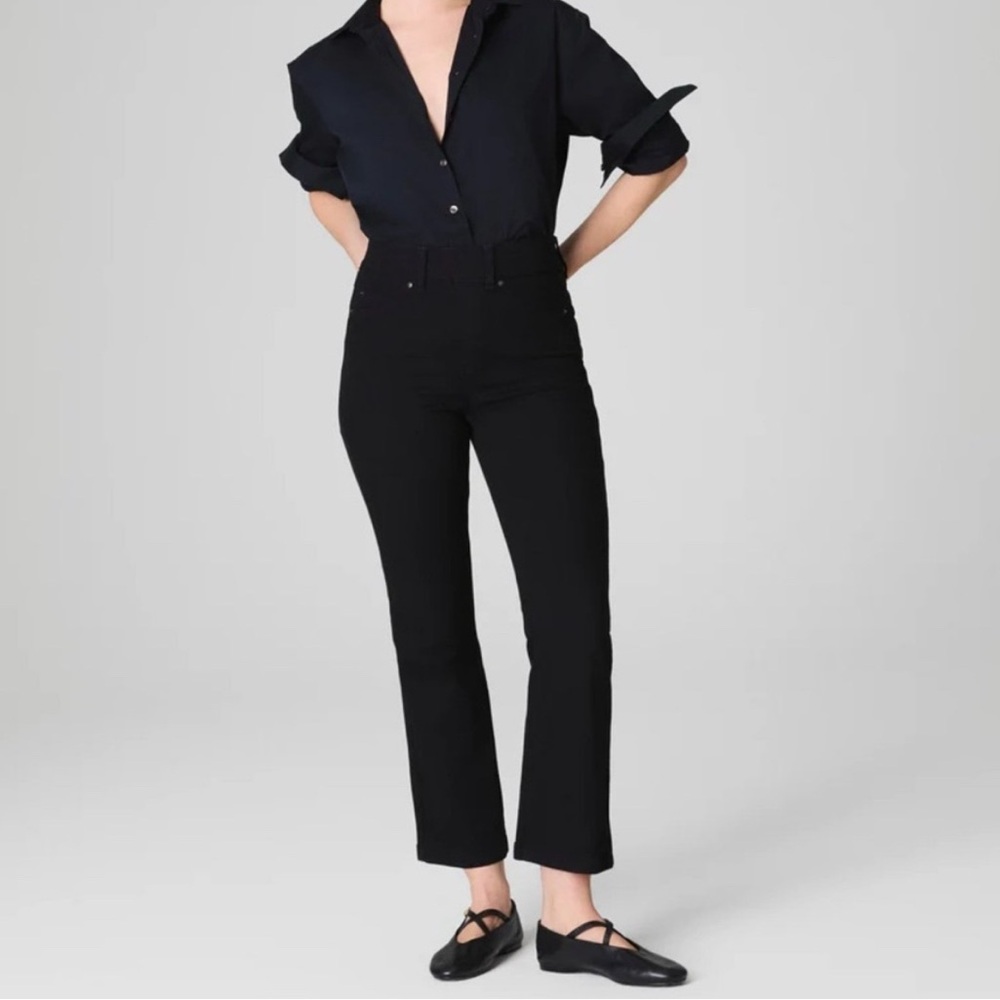 NWT SPANXshape Original Everywhere Kick Flare Jeans Black XS Tall